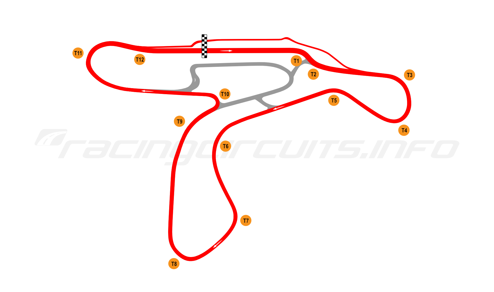 Map of Pau-Arnos, Short Circuit 2008-17